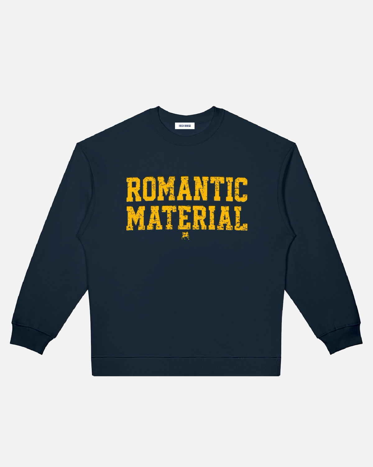 Romantic Material Crewneck Sweatshirt Navy
