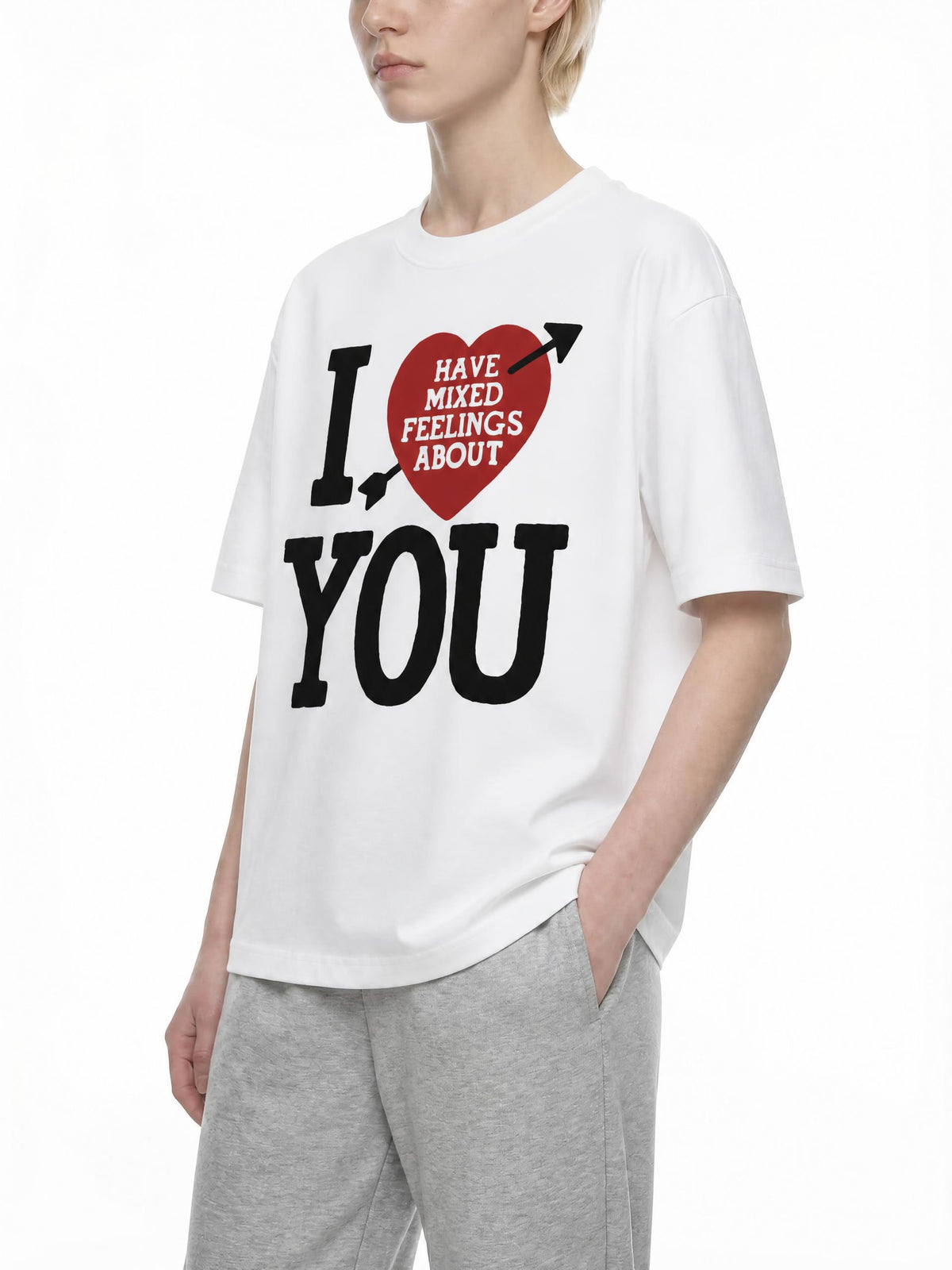 Mixed Feelings Tee White