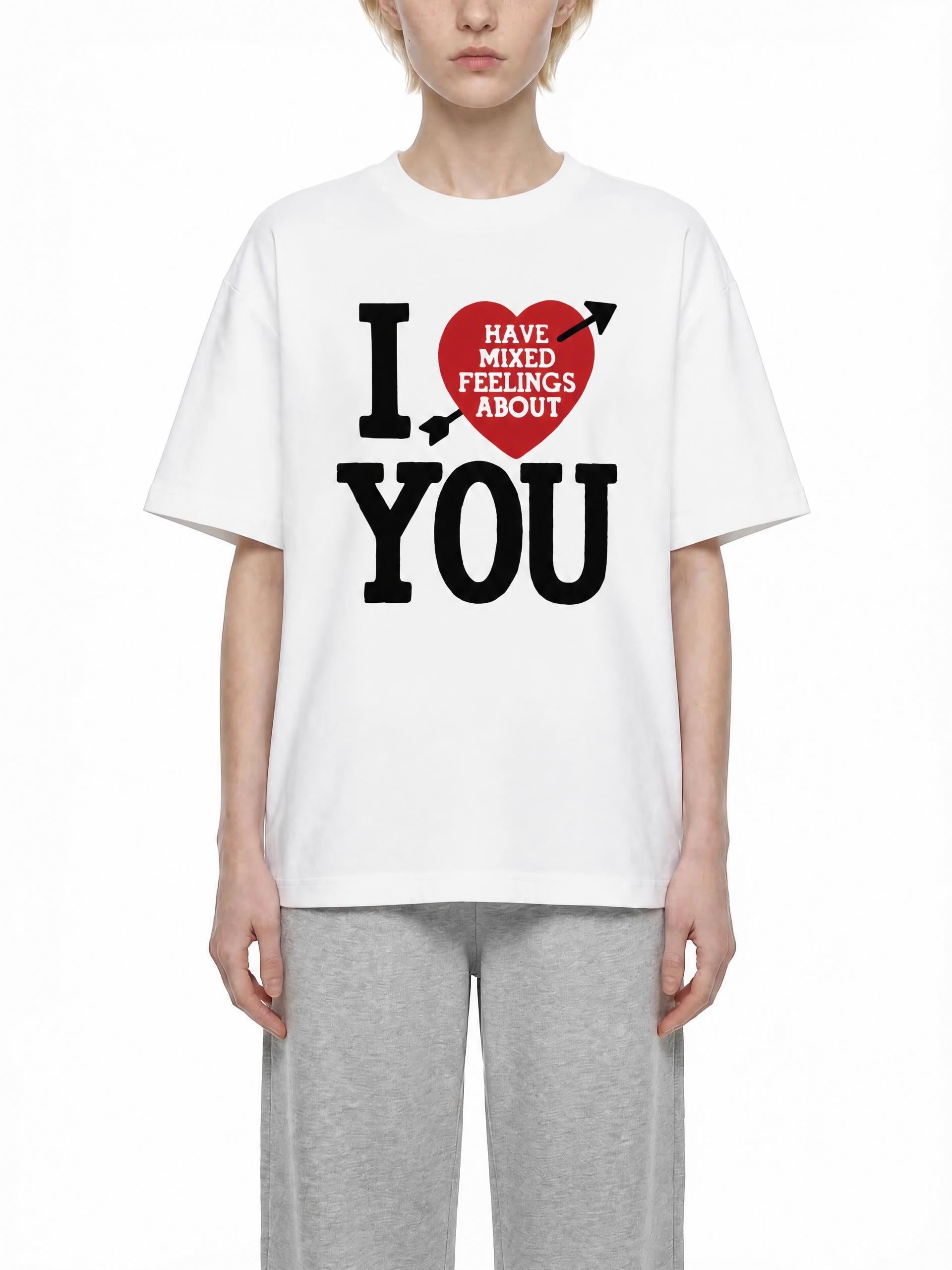 Mixed Feelings Tee White